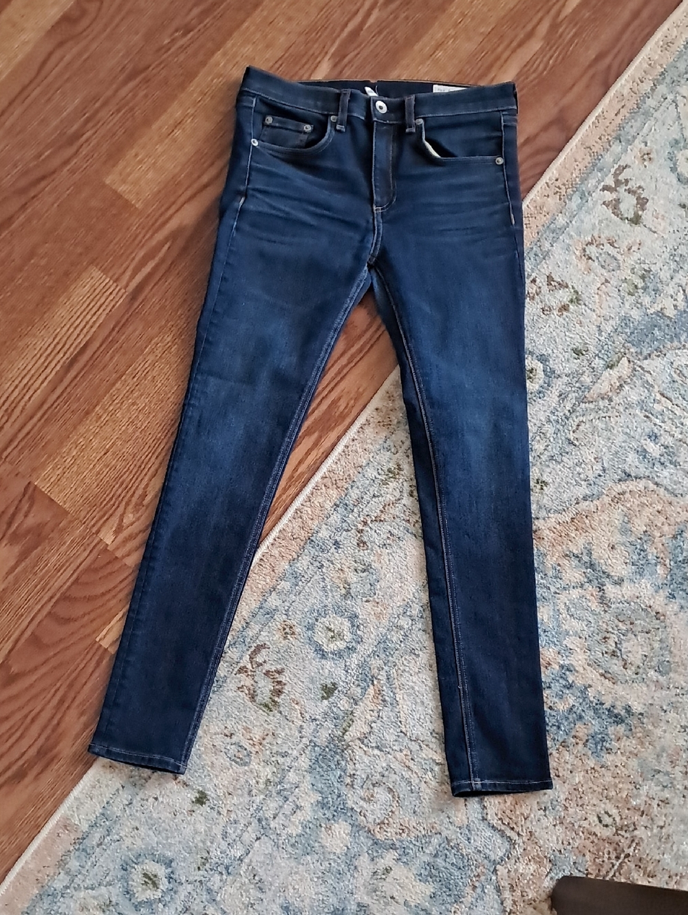 rag & bone Dark Indigo Skinny Jeans